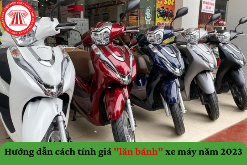 Hình ảnh minh họa các loại chi phí cần thiết để xe máy Honda lăn bánh hợp pháp tại Việt Nam, bao gồm giá xe, thuế trước bạ, phí biển số.