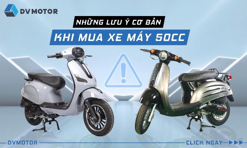 Chọn xe 50cc cho học sinh nam: Cân nhắc kỹ kiểu dáng, động cơ và giá cả