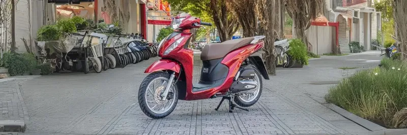 Động cơ Vision đen nhám tiết kiệm nhiên liệu và vận hành êm ái