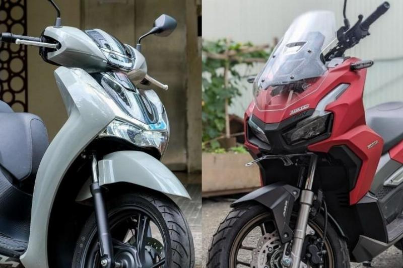 Hình ảnh so sánh giá Honda ADV 160 và các mẫu xe máy điện nhập khẩu cao cấp tại Việt Nam