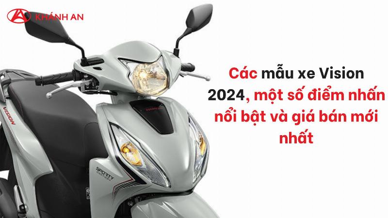 Các tiện ích và công nghệ thông minh trên xe Vision mới, như khóa Smartkey, cốp rộng.