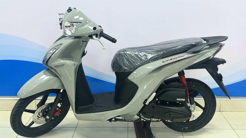Xe Vision màu xám xi măng với vẻ ngoài hiện đại, cá tính.