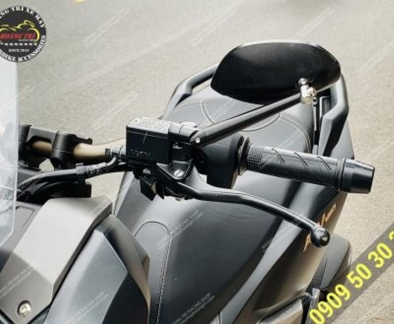 Hình ảnh Honda Wave RSX 2013 màu bạc đen, góc nhìn nghiêng
