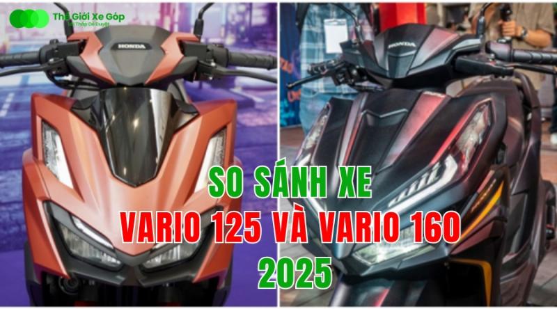 So sánh sự khác biệt về hệ thống phanh giữa Vario 125 ABS và Vario 125 CBS, nhấn mạnh an toàn