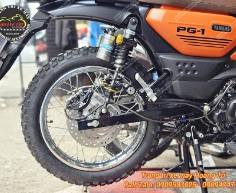 Hinh anh xe ADV 160 modified voi phuoc sau do va bo po do the thao