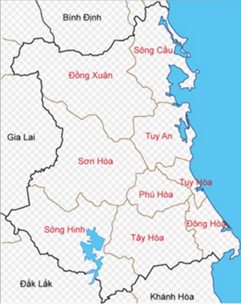Bản đồ Việt Nam làm nổi bật vị trí tỉnh Khánh Hòa nơi có biển số 79