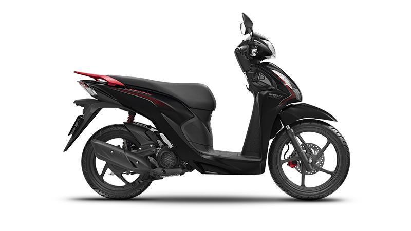 Minh họa sự đa dạng của thị trường xe máy Việt Nam, bao gồm xe số, xe tay ga phổ thông (như Lead, Vision), xe tay ga nhập khẩu (như Vario) và xe máy điện hiện đại.