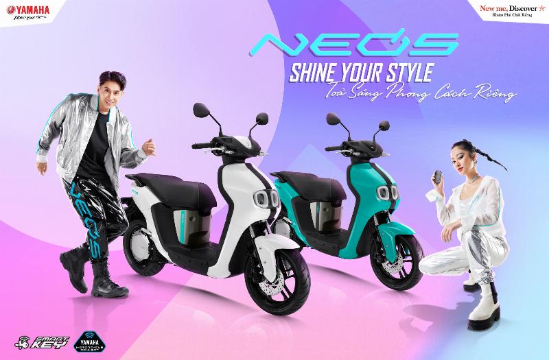 Hình ảnh các mẫu xe điện Yamaha Neo's và E01 nhập khẩu nổi bật, đại diện cho công nghệ xe máy điện Yamaha