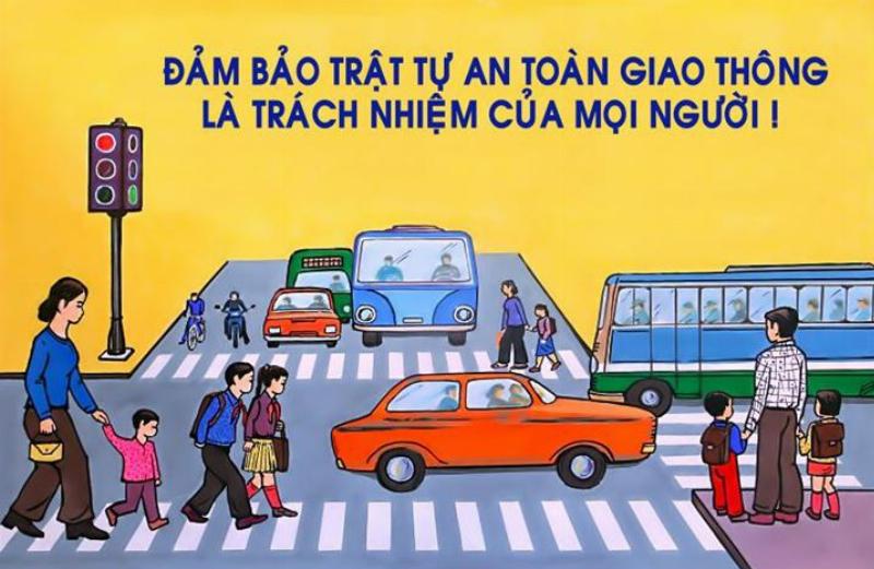 Học sinh đội mũ bảo hiểm lái xe đạp điện an toàn trên đường đi học, thể hiện sự tuân thủ luật giao thông