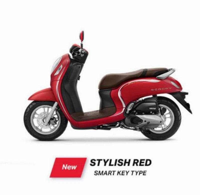 Thiết kế đèn pha LED bo tròn cổ điển của honda scoopy 2024 kết hợp công nghệ chiếu sáng hiện đại