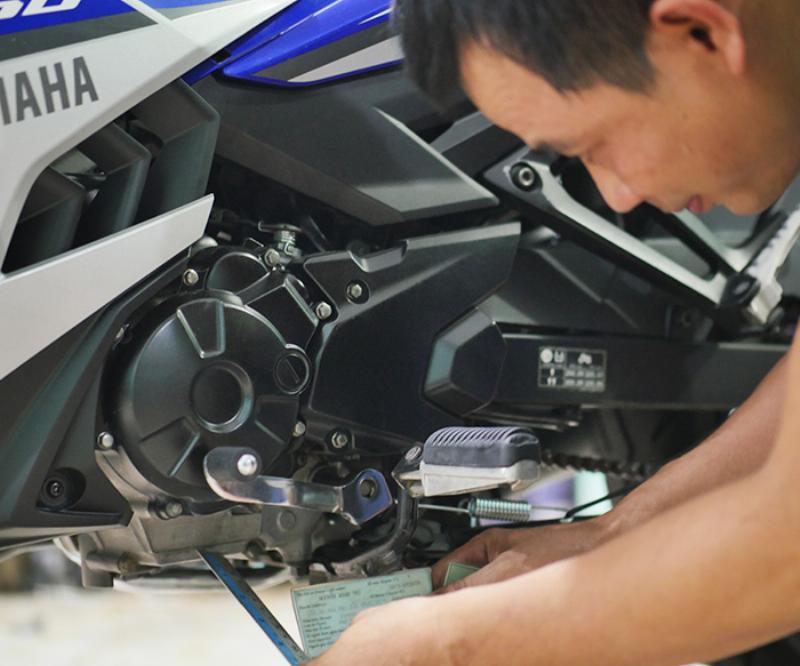 Kiểm tra kỹ lưỡng tình trạng xe Exciter 150 cũ trước khi định giá hoặc mua
