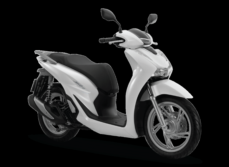 Hinh anh tong the xe scoopy sporty 2023 mau do den the thao va ca tinh tren duong pho