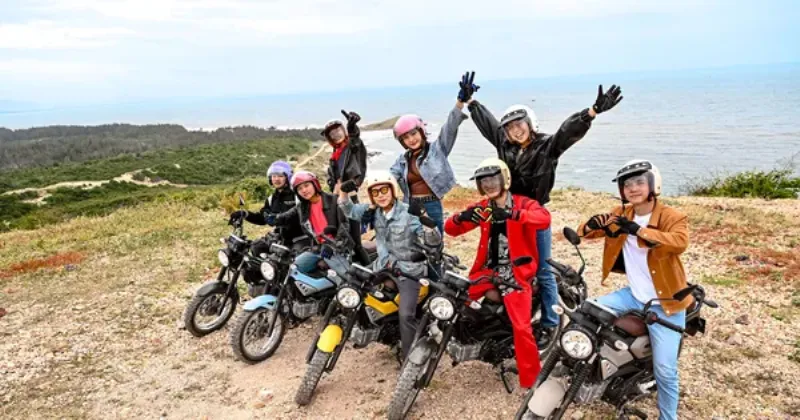 Thiết kế độc đáo của mẫu xe Yamaha PG-1 với phong cách underbone kết hợp scrambler cổ điển và hiện đại