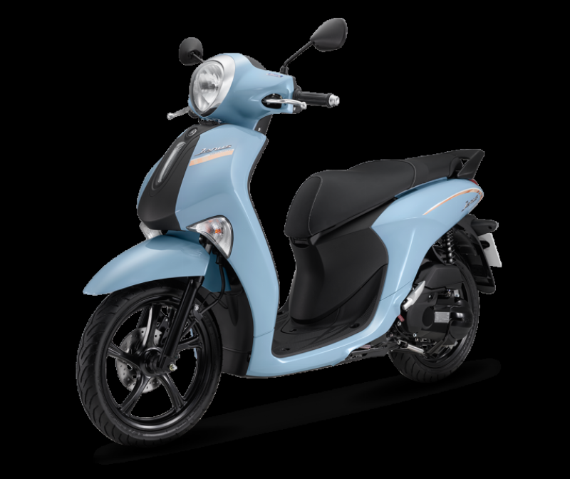 Hình ảnh minh họa thiết kế thời trang và hiện đại của xe máy Yamaha Janus